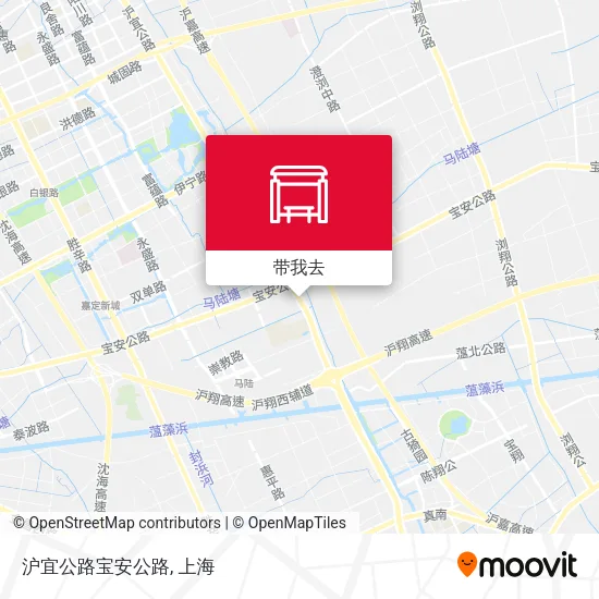沪宜公路宝安公路地图
