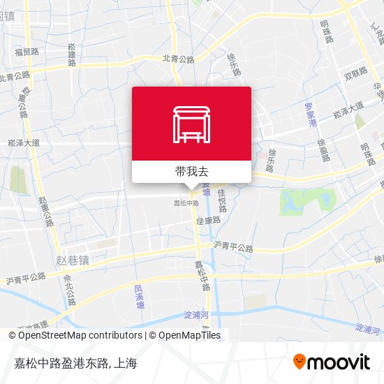 嘉松中路盈港东路地图