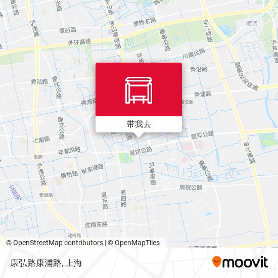 康弘路康浦路地图
