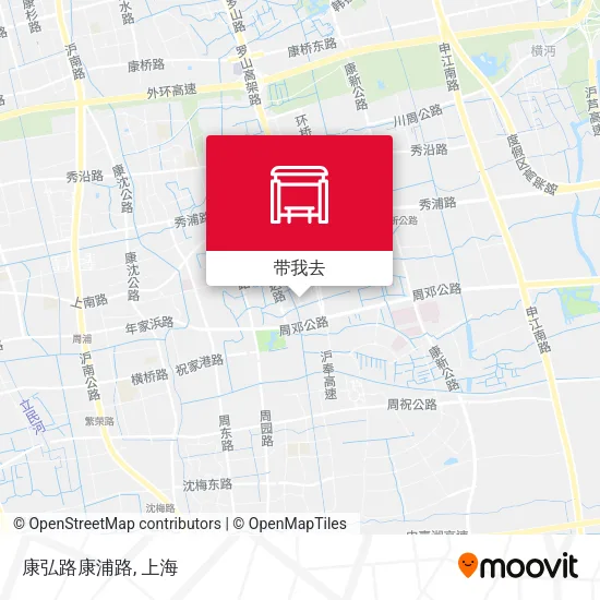 康弘路康浦路地图