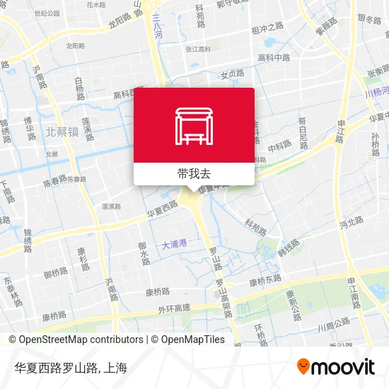 华夏西路罗山路地图