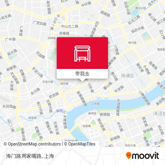 海门路周家嘴路地图