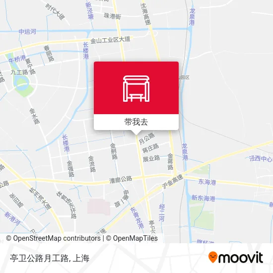 亭卫公路月工路地图