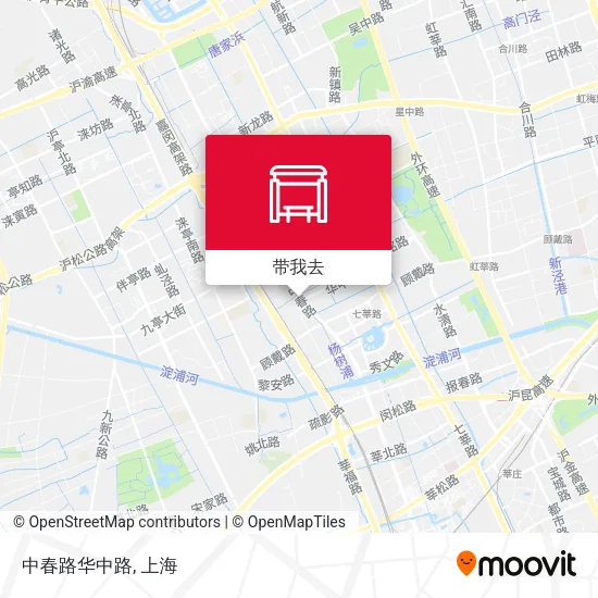 中春路华中路地图