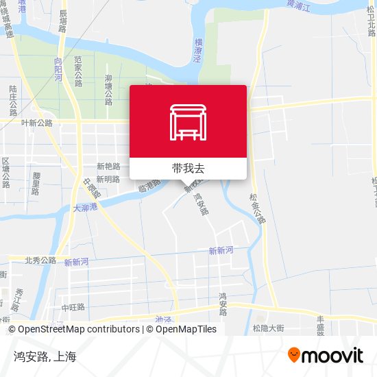 鸿安路地图
