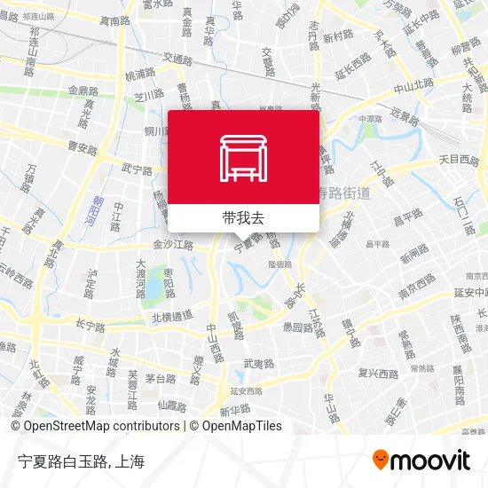 宁夏路白玉路地图