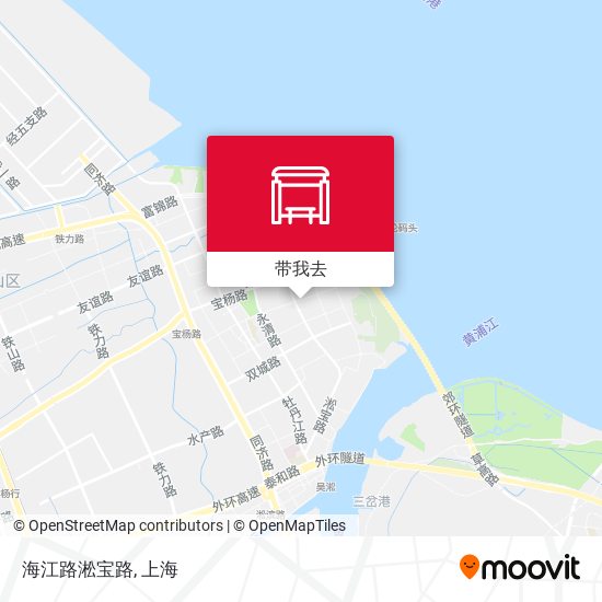 海江路淞宝路地图