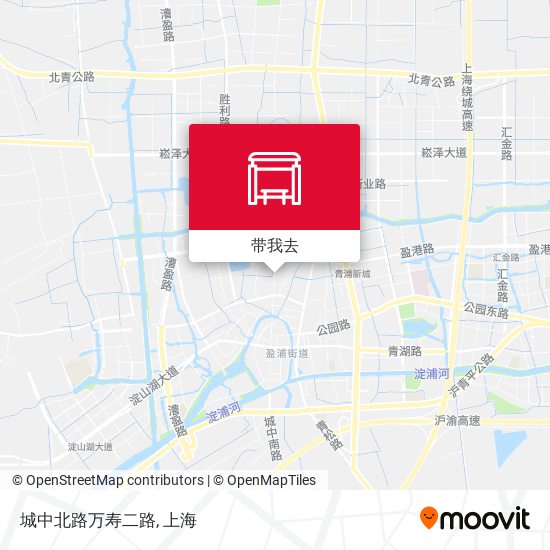 城中北路万寿二路地图