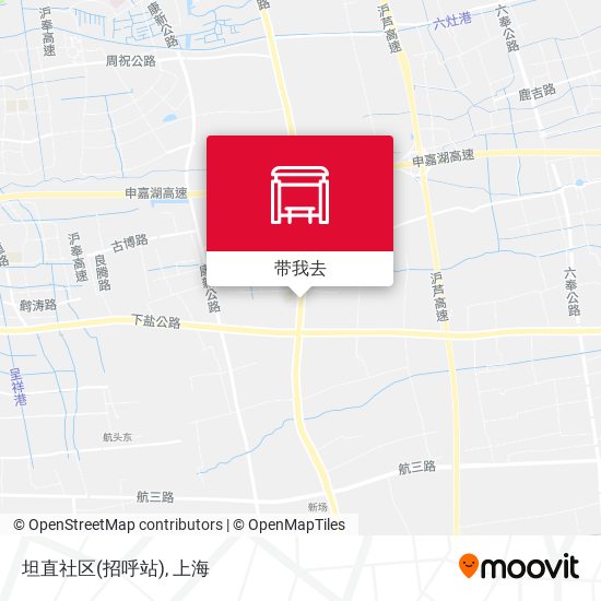 坦直社区(招呼站)地图