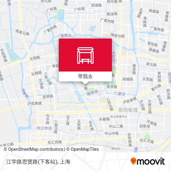 江学路思贤路(下客站)地图