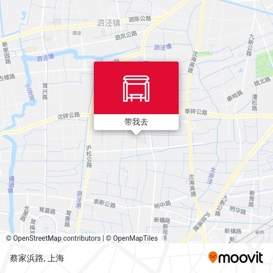 蔡家浜路地图