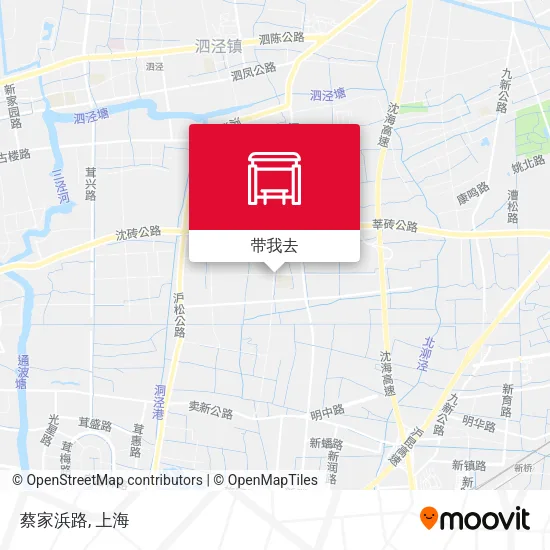 蔡家浜路地图