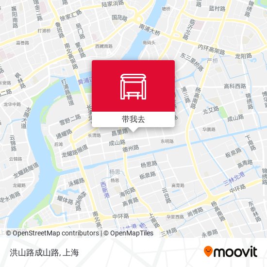 洪山路成山路地图