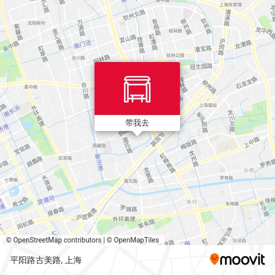 平阳路古美路地图