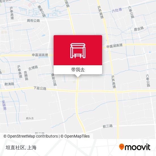 坦直社区地图