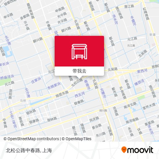 北松公路中春路地图