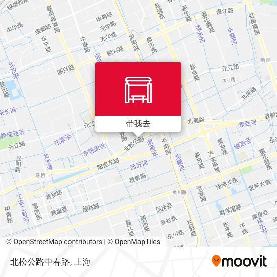 北松公路中春路地图