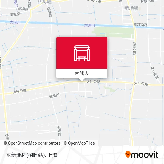 东新港桥(招呼站)地图