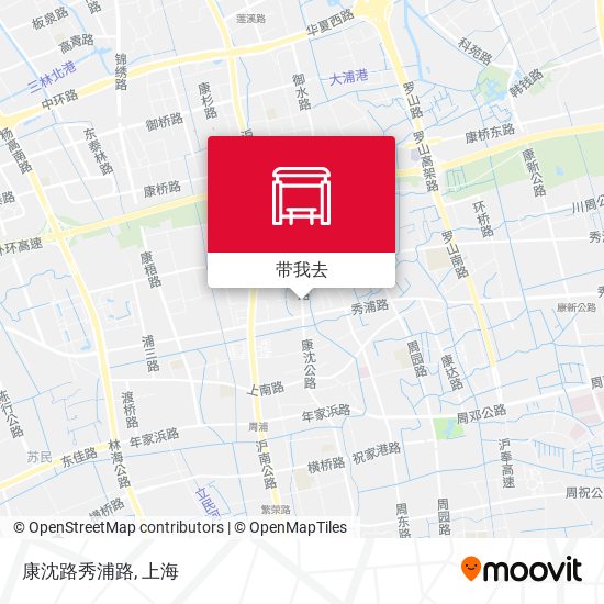 康沈路秀浦路地图