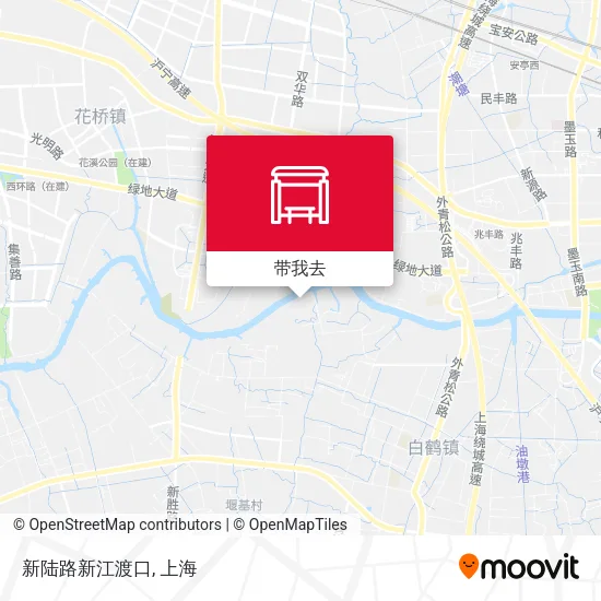 新陆路新江渡口地图