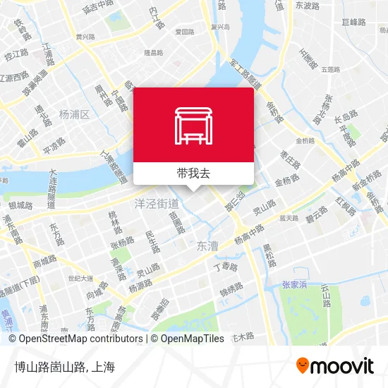 博山路崮山路地图