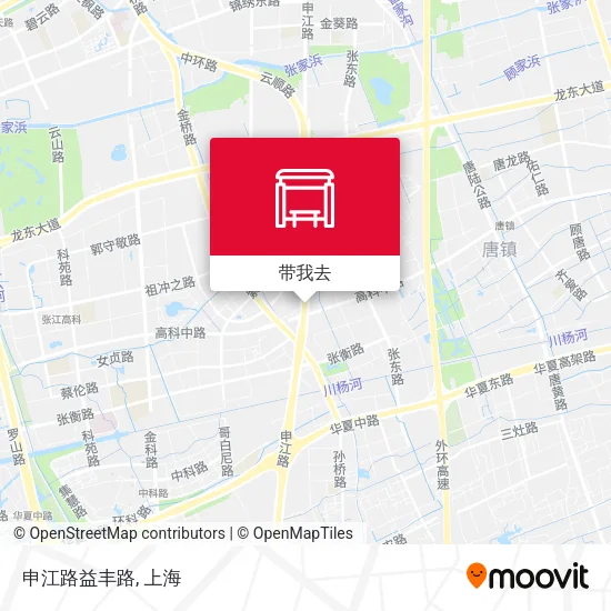申江路益丰路地图