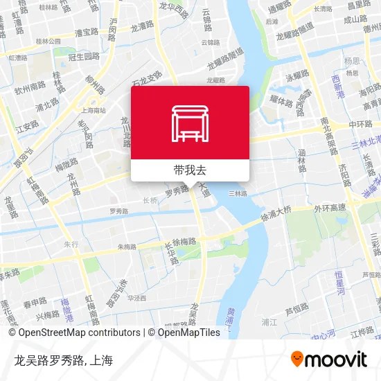 龙吴路罗秀路地图