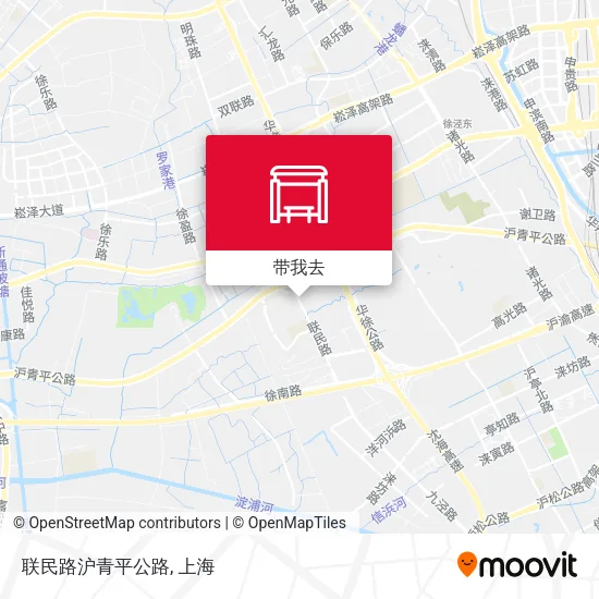 联民路沪青平公路地图