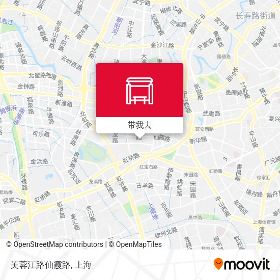 芙蓉江路仙霞路地图