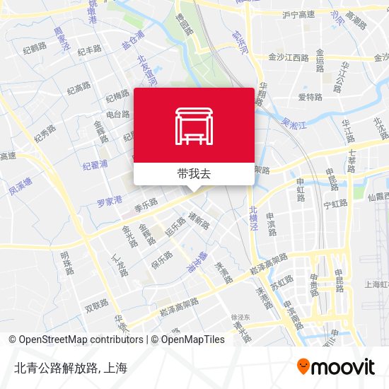 北青公路解放路地图