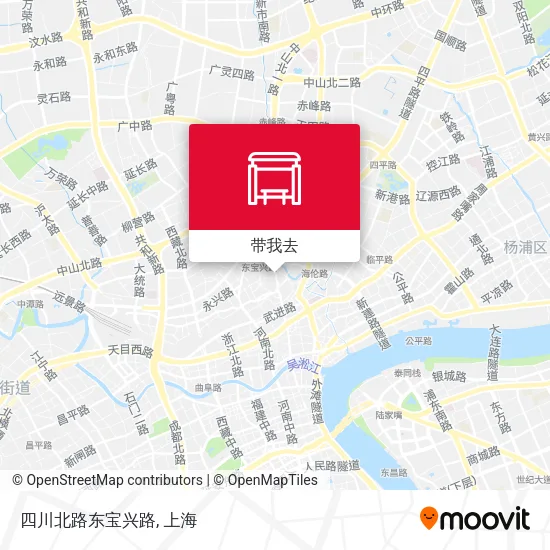 四川北路东宝兴路地图