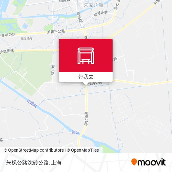 朱枫公路沈砖公路地图