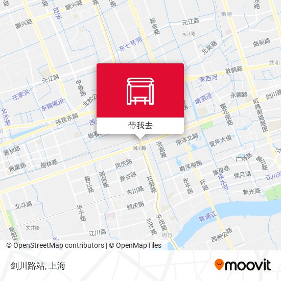 剑川路站地图