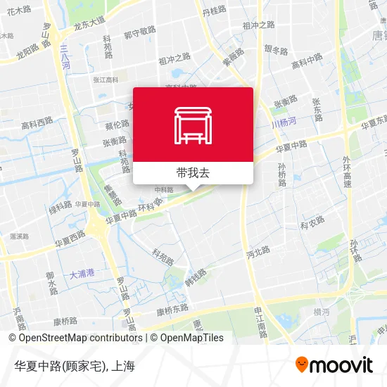 华夏中路(顾家宅)地图