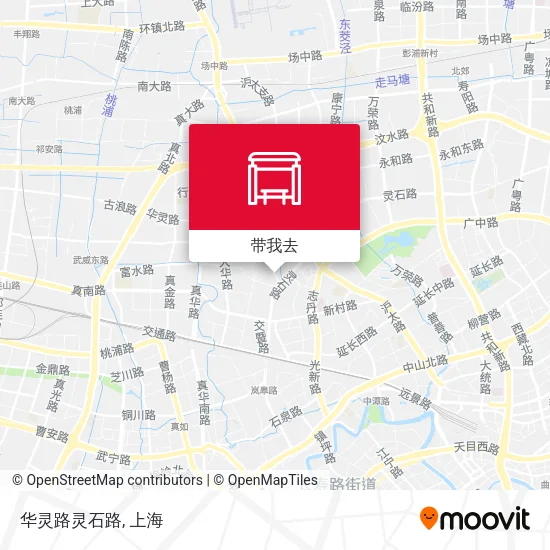 华灵路灵石路地图