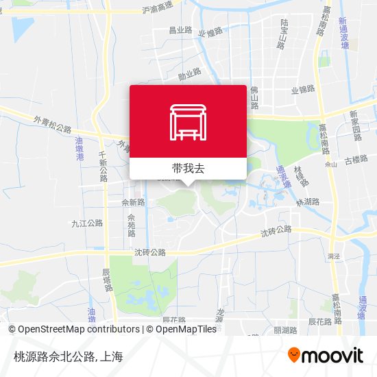 桃源路佘北公路地图