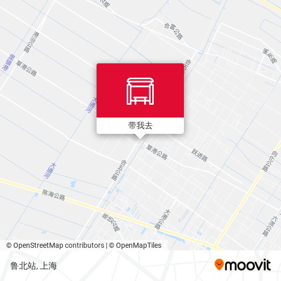 鲁北站地图