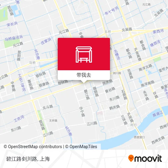 碧江路剑川路地图