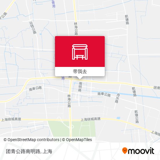团青公路南明路地图