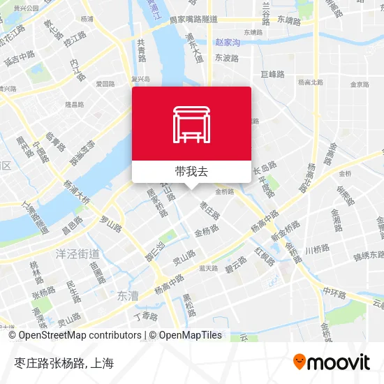枣庄路张杨路地图