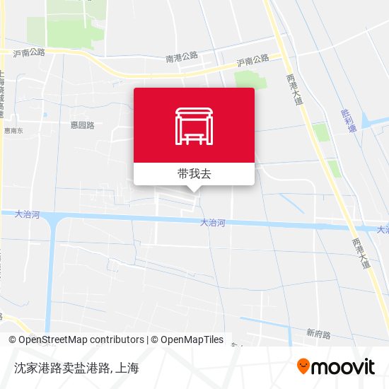 沈家港路卖盐港路地图