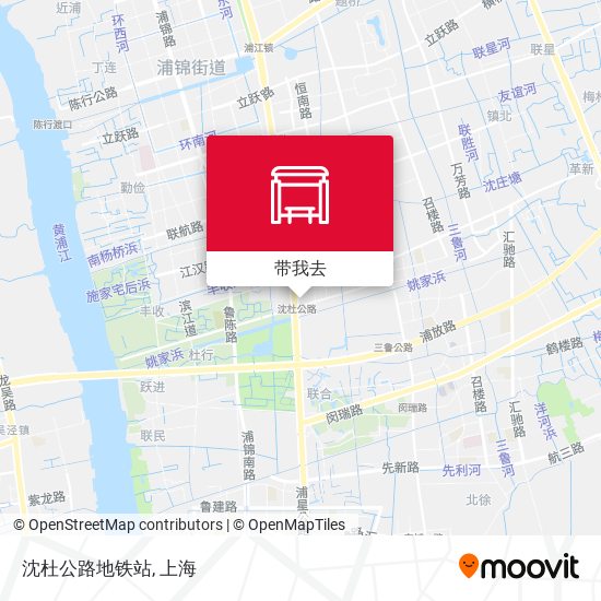 沈杜公路地铁站地图