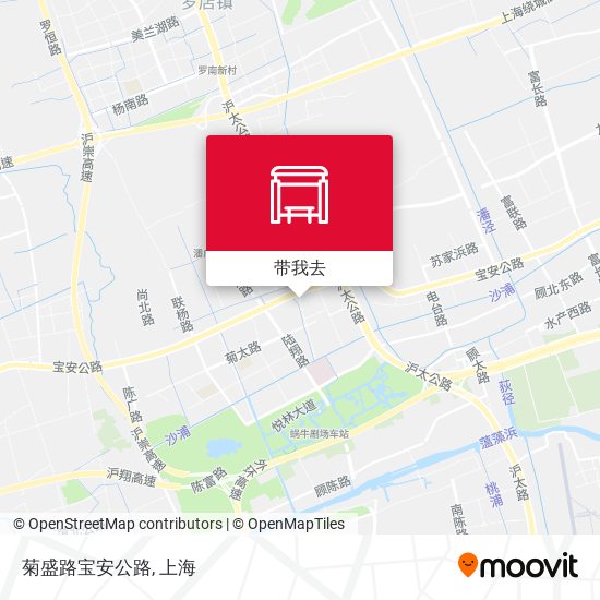 菊盛路宝安公路地图