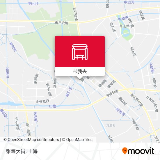 张堰大街地图