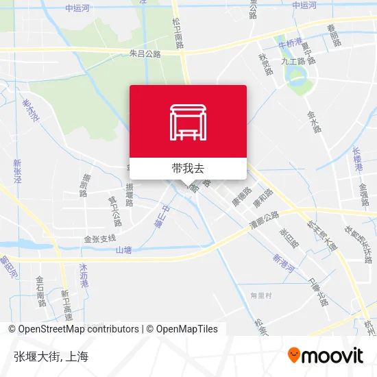 张堰大街地图