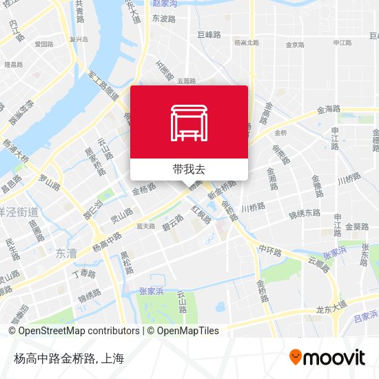 杨高中路金桥路地图