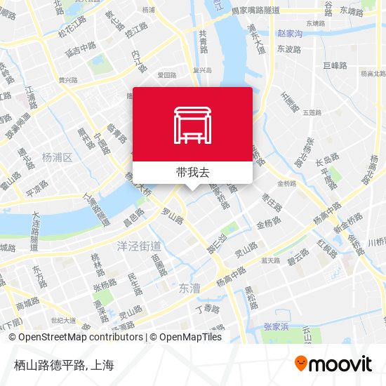 栖山路德平路地图