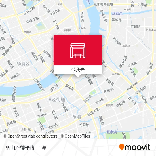 栖山路德平路地图