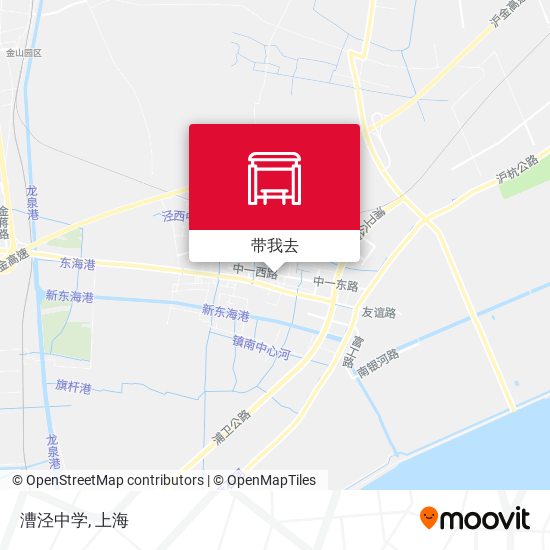 漕泾中学地图