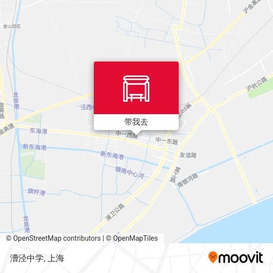 漕泾中学地图